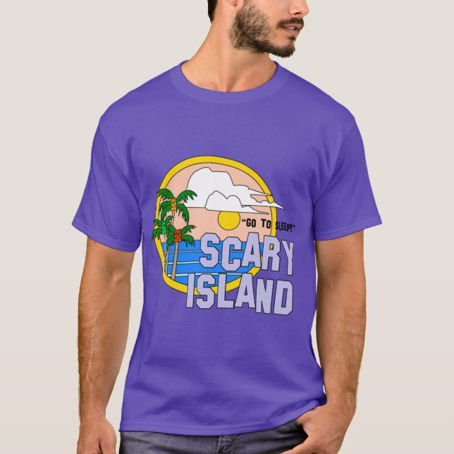 Greetings From Scary Islandhe Peach Fuzz T-Shirt (Vorderseite)