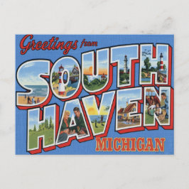 Greetings from South Haven Michigan Postkarte