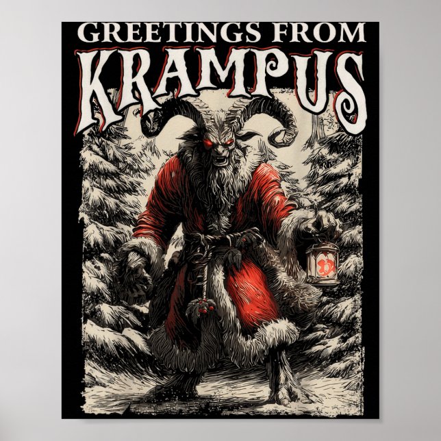 Greetings From Ss Vom Krampus Festive Horror Chris Poster (Vorne)