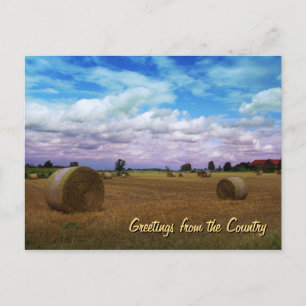 Greetings from the Country Postkarte