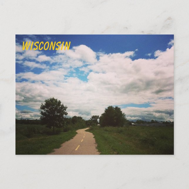 Greetings from Wisconsin! Postkarte (Vorderseite)