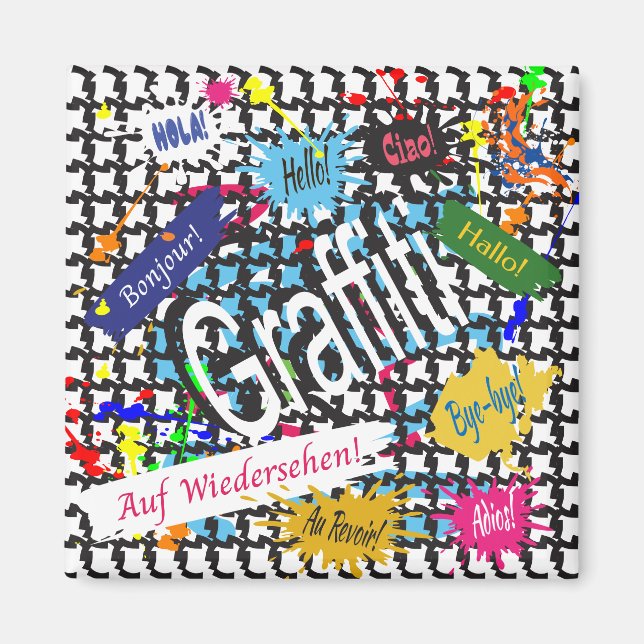 Greetings Graffiti Magnet (Vorne)