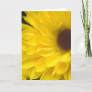 GREETKARTEN - Gelbe BLUME Karte