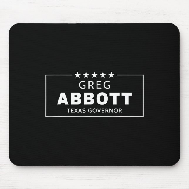 Greg Abbott Election Texas Governor Republican Red Mousepad (Vorne)