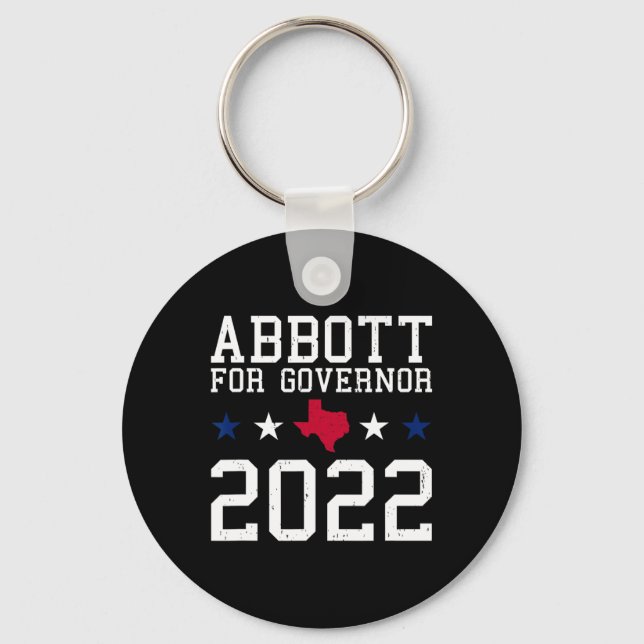 Greg Abbott For Governor Election July 4th Republi Schlüsselanhänger (Vorderseite)