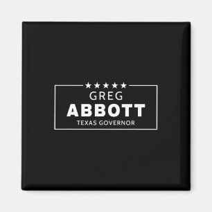 Greg Abbott Wahl Texas Gouverneur Republikaner Rot Magnet