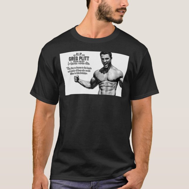 GREG PLITT RIP   T-Shirt (Vorderseite)