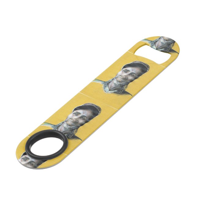 Greg Speed Flaschenöffner (Vorderseite Schrägansicht)