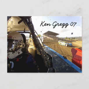 Gregg Racing Autograph card Postkarte