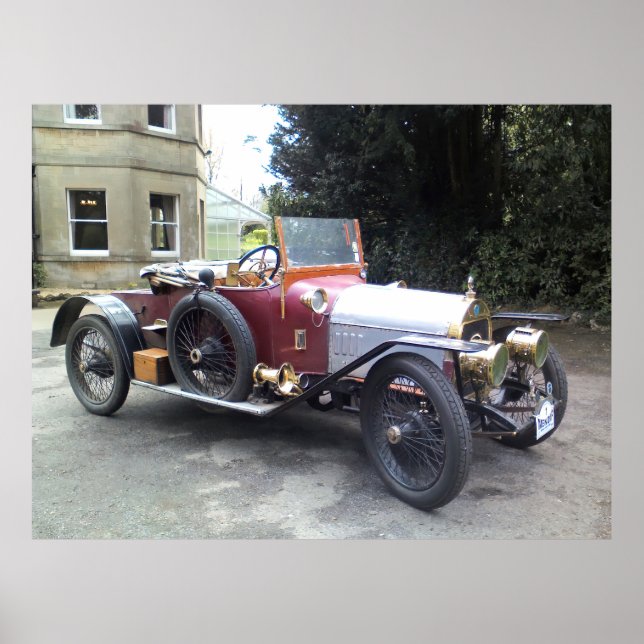 Gregoire Phaeton, Veteran Französisch Car. Poster (Vorne)