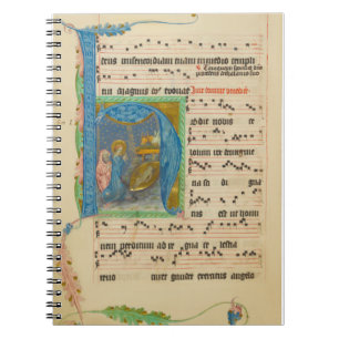 Gregorian Chant Weihnachtsmanuskript Notizblock