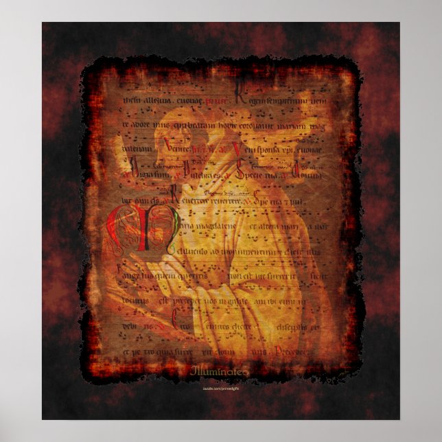 Gregorian Monk & Chant Musik Kulturelle Sehenswürd Poster (Vorne)