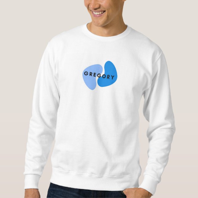 ‚Gregory Blue‘ Sweatshirt (Vorderseite)