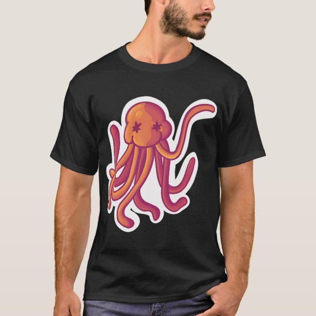 Gregory die Qualle T-Shirt (Vorderseite)
