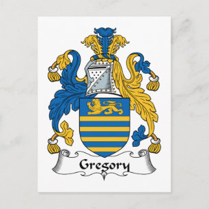 Gregory Familienwappen Postkarte