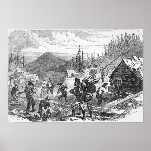 Gregory Gold Diggings, Colorado Poster (Vorne)