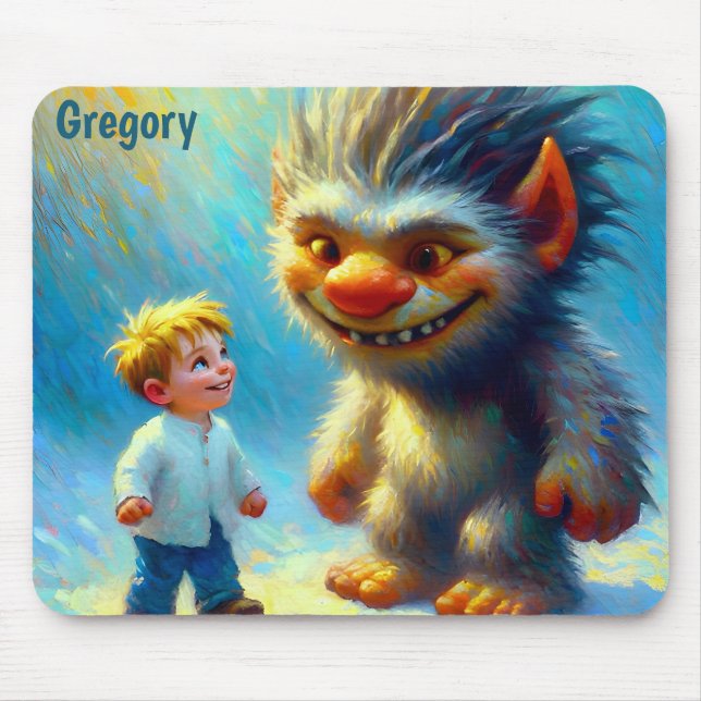 GREGORY ~ Halloween Monster ~ Mousepad (Vorne)