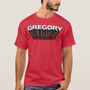 Gregory Lustig Retro Vintage Sonnenuntergang Grego T-Shirt