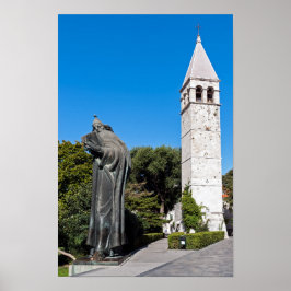 Gregory of Nin statue in Split - Dalmatien, Kroati Poster