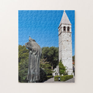 Gregory of Nin statue in Split - Dalmatien, Kroati Puzzle