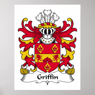 Greif-Familienwappen Poster