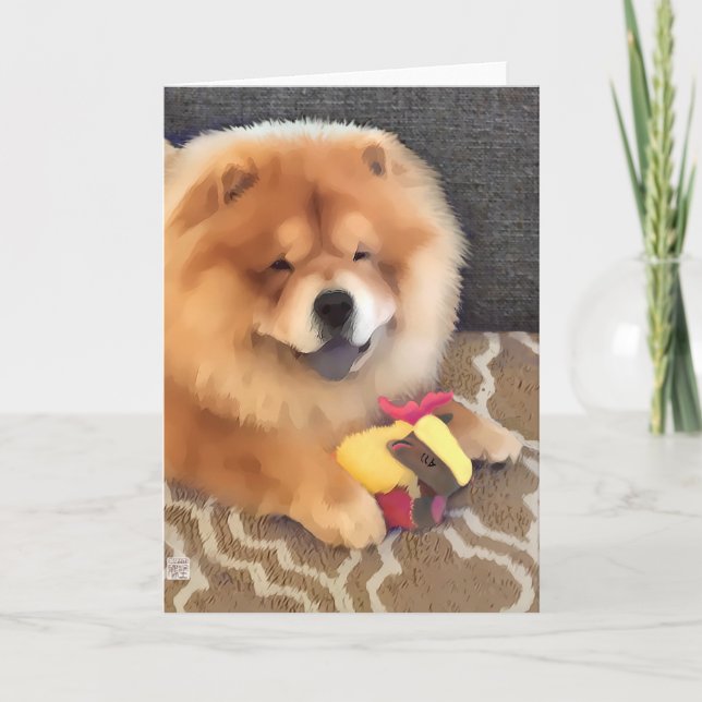 GREIF heARTdog Chow-Chow Karte (Vorderseite)