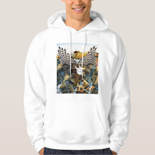 Greif im Wasserfall Hoodie