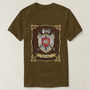 Greif-Kampf-Wappen Brown T-Shirt