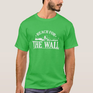 Greif nach dem Wand-Schwimmsport lustig T-Shirt
