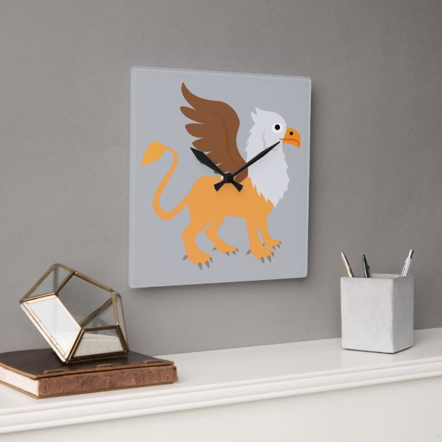 Greif Quadratische Wanduhr (Büro)