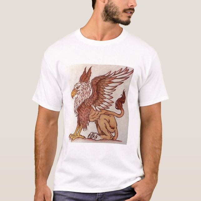 Greif-Zeichnen T-Shirt (Vorderseite)