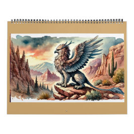 Greifen, Drachen und trostlose Landschaften Kalender
