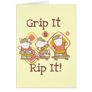 Greifen Sie es und zerreißen Sie es Skateboarding