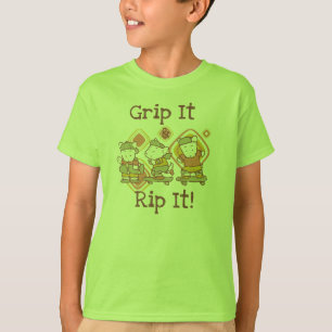 Greifen Sie es und zerreißen Sie es Skateboarding T-Shirt
