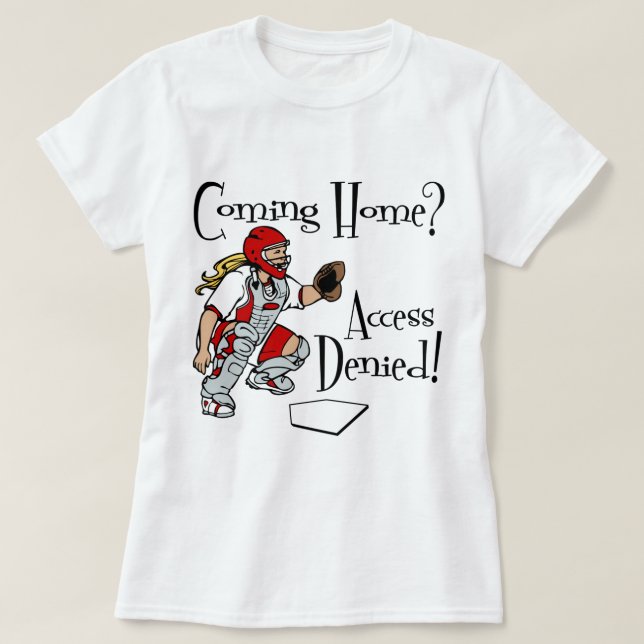 Greifen Sie verweigert zu, rot T-Shirt (Design vorne)