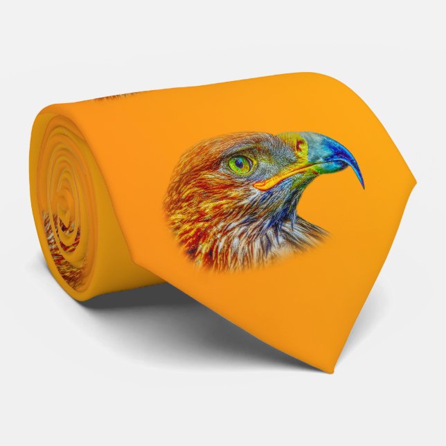 Greifvogel Krawatte (Gerollt)