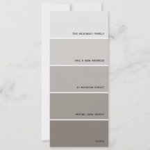 Greige Paint Swatch New Address Announcement