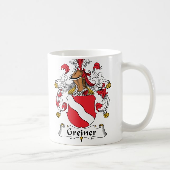Greiner Familienwappen Kaffeetasse (Rechts)