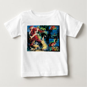 Grelle und grüne Laternen-Platte Baby T-shirt