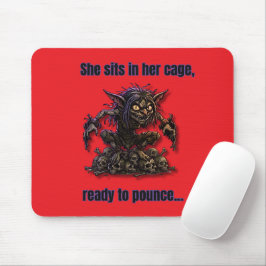 Gremlin Bereit zum Angriff Mousepad