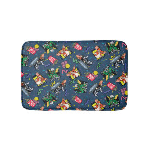 Gremlins™ 80er Retrowave Muster Badematte