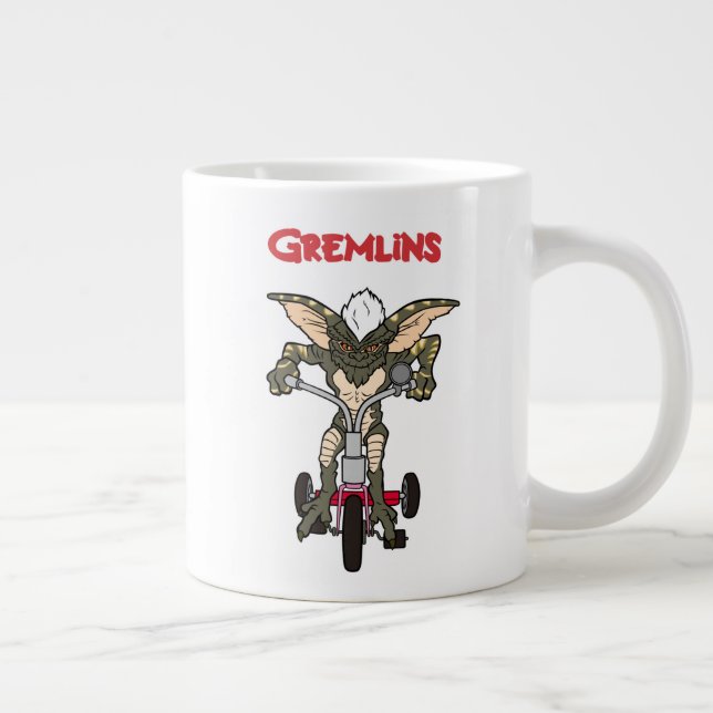 Gremlins | Dreirad-Streifen Jumbo-Tasse (Rechts)