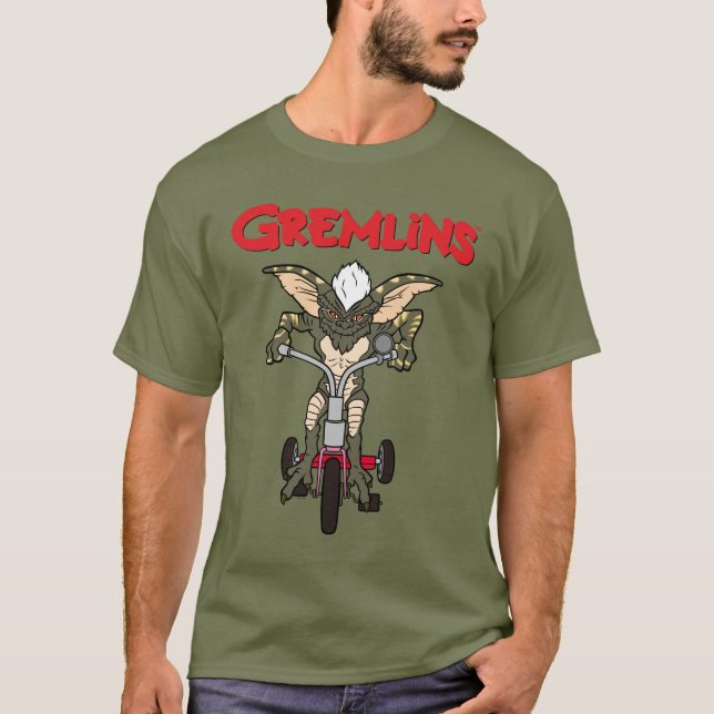 Gremlins | Dreirad-Streifen T-Shirt (Vorderseite)