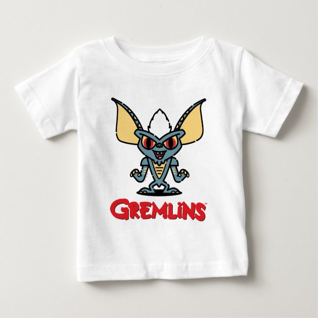 Gremlins | Niedliches Comic Streifen Baby T-shirt (Vorderseite)