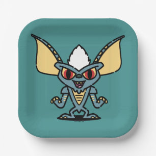 Gremlins Niedliches Comic Streifen Pappteller