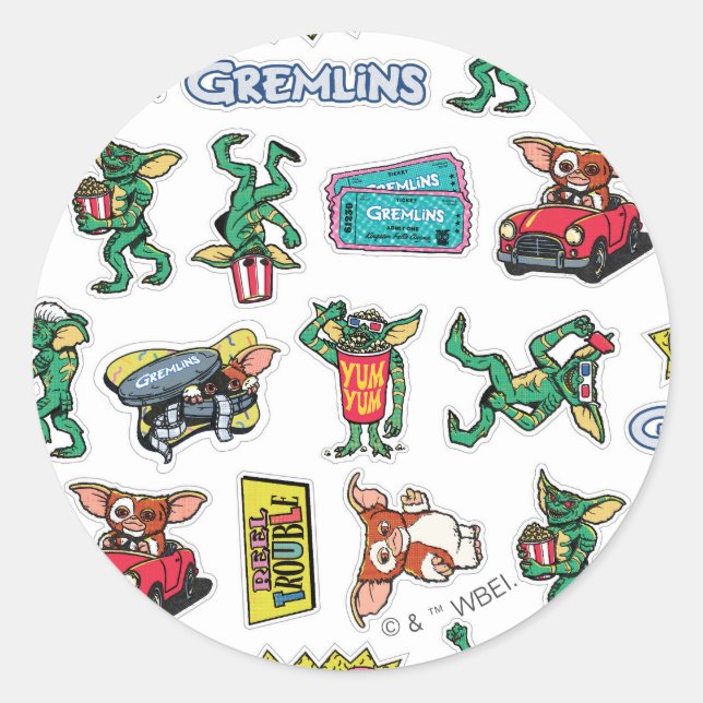 Gremlins™ Sticker Fun Pattern (Vorderseite)