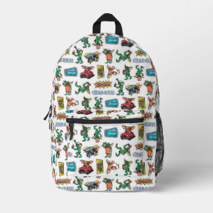 Gremlins™ Sticker-Spaß Muster Bedruckter Rucksack