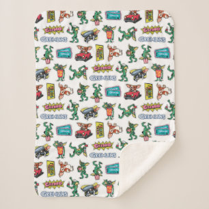 Gremlins™ Sticker-Spaß-Muster Sherpadecke