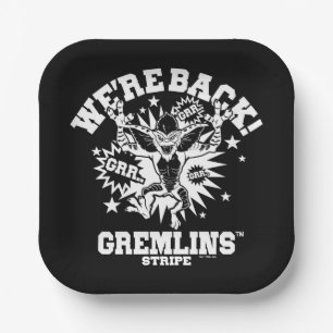 Gremlins Streifen Wir sind zurück Pappteller
