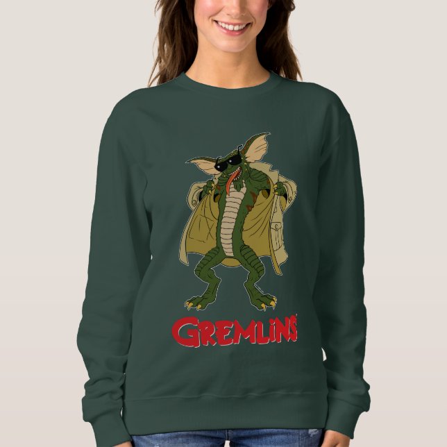 Gremlins | Strip Trench Coat Flash Sweatshirt (Vorderseite)